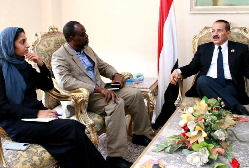 وزير الخارجية يلتقي الممثل المقيم للمنظمة الدولية للهجرة