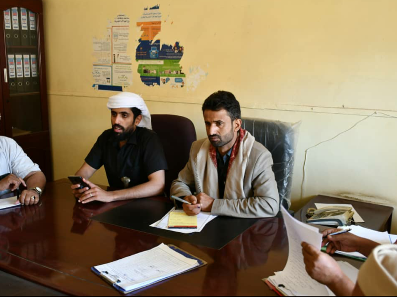 إجتماع لمناقشة المشاريع الجاري تنفيذها و تأهيل المتعثر منها في المديريات المحررة بشبوة