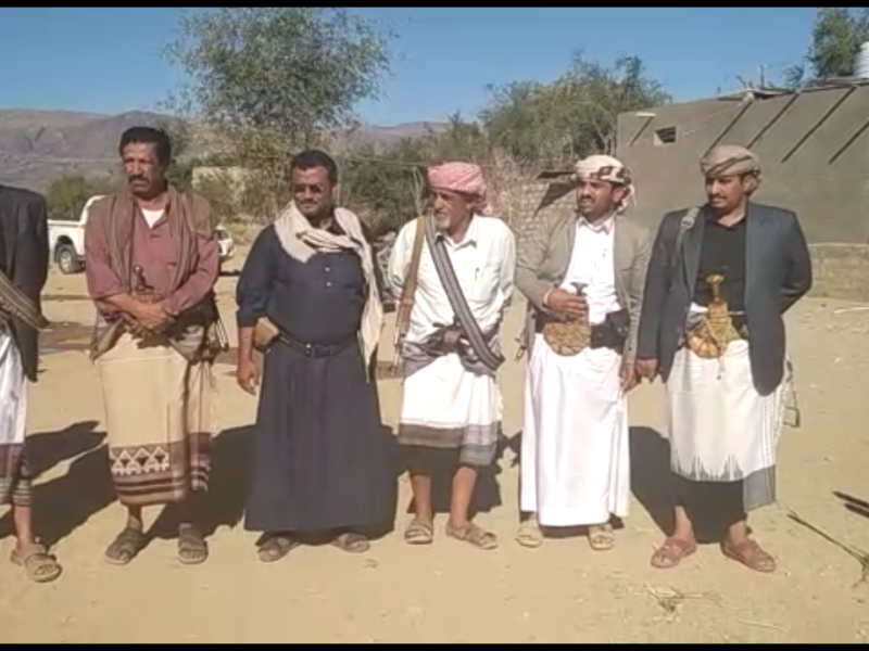 استجابة لدعوة السيد القائد   إنجاز صلح وتحكيم قبلي بين آل الربيح وال حدير بمديرية بيحان بمحافظة شبوة
