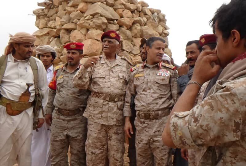 المشن والعاطفي والحمزي يزورون المرابطين على مشارف محافظة مأرب