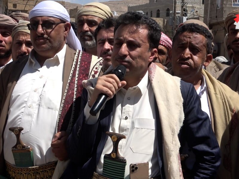 برعاية الشيخ نصر أبو شوارب : صلح قبلي في عمران ينهي قضية قتل عمرها 11 عاماً بين آل الذعواني وآل كعده من قبائل خارف