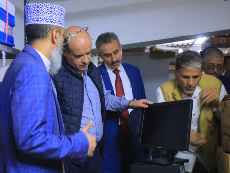 وزير الاقتصاد يُدشن المرحلة الأولى من مشروع تحديث البنية التحتية التقنية بالوزارة