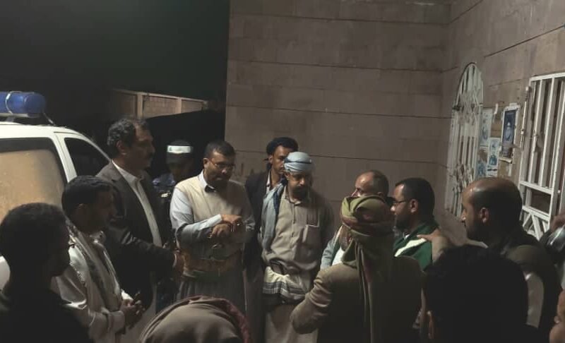 مدير مستشفى الشرطة يتفقد مخيم الرسول الاعظم في مديرية بني الحارث