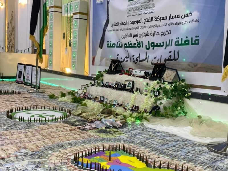 دائرة شؤون ٲسر العاملين تُسيّر قافلة الرسول الٲعظم المالية الثامنة