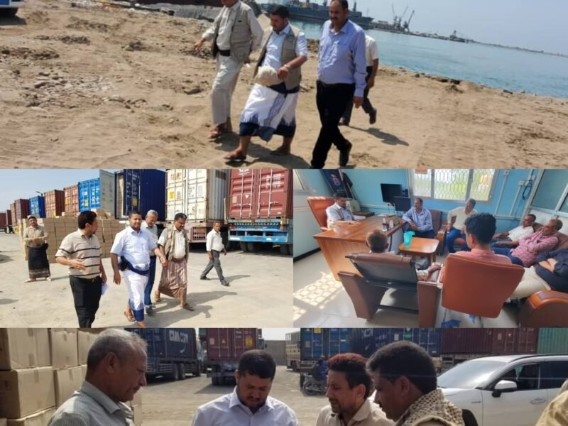 مدير عام هيئة المواصفات والمقاييس يزور ميناء الحديدة وفرع الهيئة بالمحافظة ويؤكد على أهمية الرقابة على السلع
