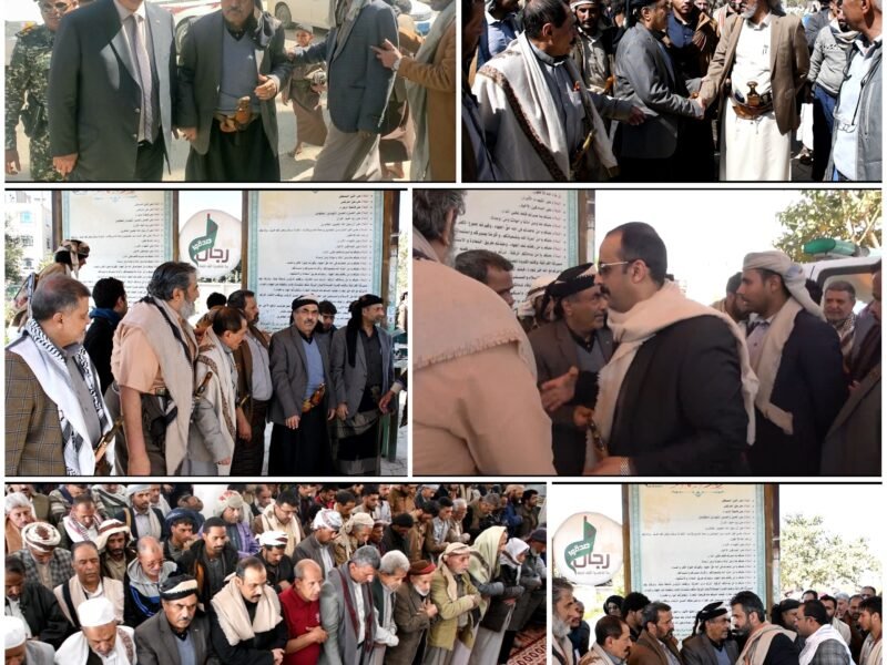 الدكتور بن حبتور يشارك في تشييع العقيد غازي عوض محمد بن فريد العولقي بصنعاء